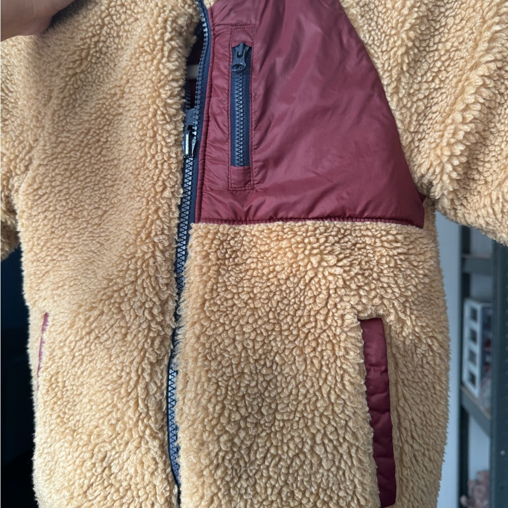 Reversible teddy jacket - Picture 3 of 7